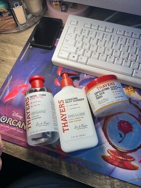 Thayers Skincare Trio - White & Red Packaging